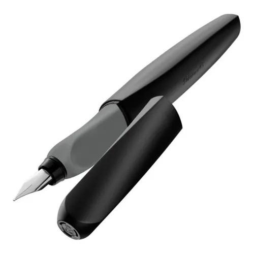 Caneta Tinteiro Pelikan Twist Black Foto 1
