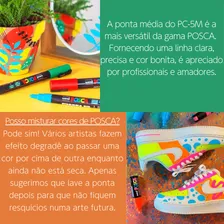Caneta Uni Posca Pc-5m Cores Foto mini 2