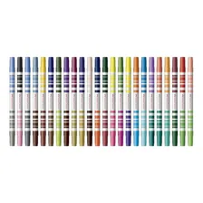 Canetas Hidrograficas Bicolor 24 Canetinhas 48 Cores Foto mini 2