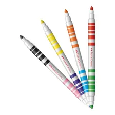 Canetinha Faber Castell Bicolor 24 Cores 12 Canetinhas Foto mini 3