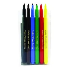 Canetinha Hidrocor 6 Cores Faber Castell Foto mini 2