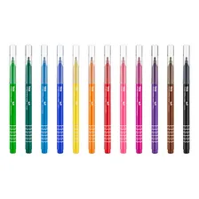 Canetinha Hidrocor Retrátil Mega Hidro Color 12 Cores - Tris Foto mini  2