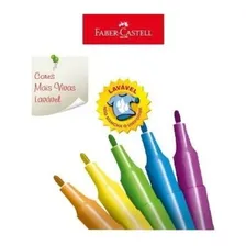Canetinha Hidrográfica 12 Cores Lavável Faber Castell Foto mini 4