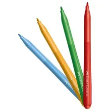 Canetinha Hidrografica Faber Castell Vai Vem 36 Cor Lavavel Foto mini  2