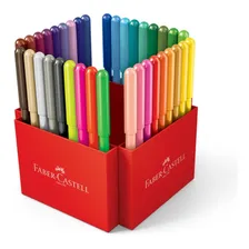 Canetinha Hidrografica Faber Castell Vai Vem 36 Cor Lavavel Foto  mini 1