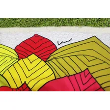 Canga Praia Colorida Personalizada Mandala Coloricasa Grande Cor Branco Foto mini 4