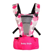 Canguru BebĂȘ AtĂ© 15 Kg Baby Style Hipseat Cor Rosa Foto mini 2