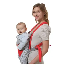 Canguru Carrega Bebê Ergonômico Passeio 3 Posições Baby 15kg Cor Rosa Foto mini  3