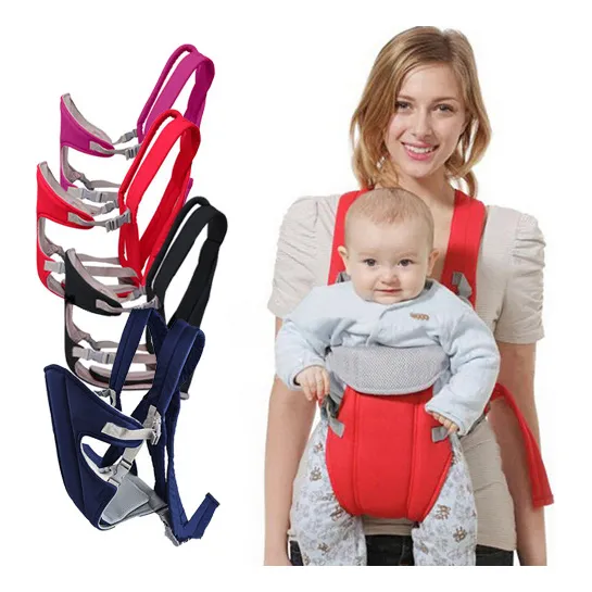 Canguru Carrega Bebê Ergonômico Passeio 3 Posições Baby 15kg Cor Rosa Foto 1