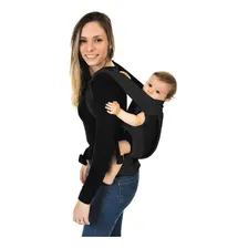 Canguru Carregador De BebĂȘ Ergonomic Line Cinza Kababy Foto mini 2