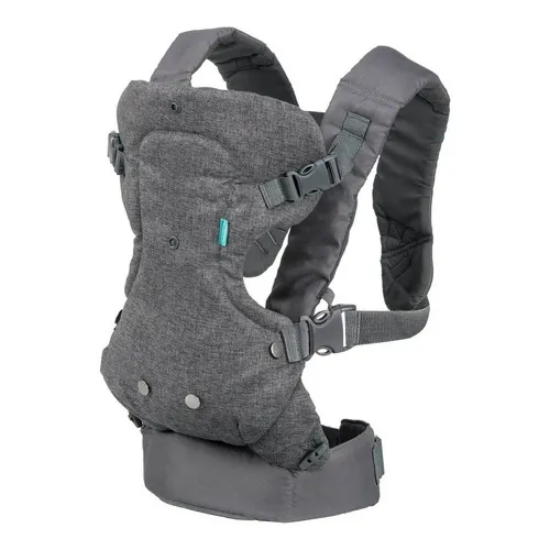 Canguru Ergon么mico Flip 4 Em 1 - Infantino Cor Cinza Foto 1