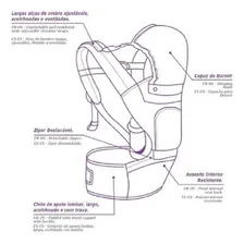 Canguru Ergonômico Maxi Baby Hipseat Cinza Foto mini  2