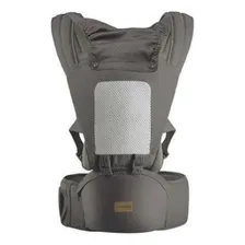 Canguru Ergonômico Maxi Baby Hipseat Cinza Foto  mini 1