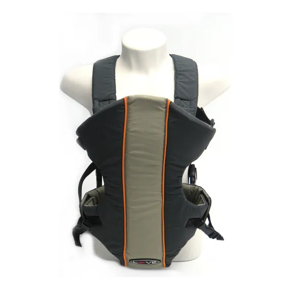 Canguru Para Bebê Mochila 2 Em 1 Love Cor Bege e Cinza Foto 1