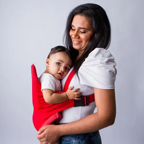 Canguru Para Bebê Vermelho Bublim Foto 1