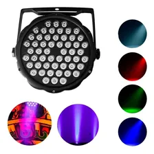 Canhao Refletor Par Led 54 Leds 3w Real Rgb Dmx Jogo Luz Foto mini 1