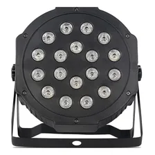 Canhão Refletor 18 Leds Rgb Dmx Jogo Luz Iluminacao Dj Foto mini 3