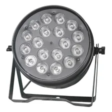 Canhão Refletor 18 Leds Rgbwa+ Uv 18w 6 Em 1 Dmx Dj Foto mini  2