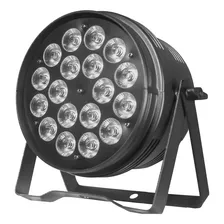 Canhão Refletor 18 Leds Rgbwa+ Uv 18w 6 Em 1 Dmx Dj Foto  mini 1