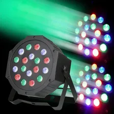 Canhão Refletor Led 18 Leds Rgb Bivolt Dmx Digital Strobo Foto mini 2