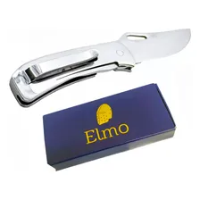 Canivete Artesanal Elmo Monobloco liso Sem gravaçao Foto mini 3