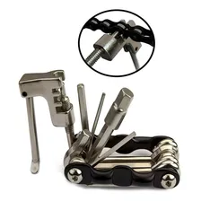 Canivete Bike Mtb Kit Ferramentas 12 Funções Chave Corrente Foto  mini 1