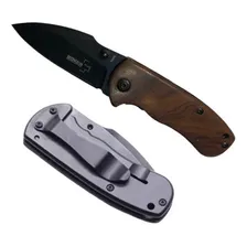 Canivete Böker Plus Tático Nf5069 - Cabo Madeira Foto mini 3
