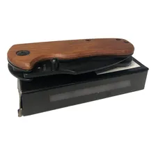 Canivete Böker Plus Tático Nf5069 - Cabo Madeira Foto mini 4