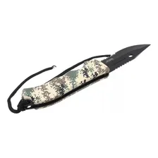 Canivete Camping Inox Preto Savana Pesca Caça 21,8cm Bestfer Foto mini 4
