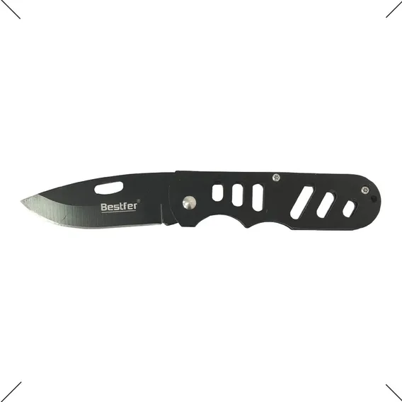 Canivete Camping Pesca Aço Inox 15,8cm Bestfer Bfh1858 Foto 1