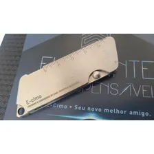 Canivete E-cimo Inox Cabo Inox Lâmina Lisa 4545/2 Lock Back Foto mini 3