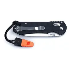 Canivete Ganzo G7452-bk-ws G10 G Lock C/ Apito Foto mini 1