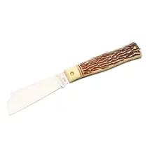 Canivete Inox Lamina Larga 80x26mm Brasfort Cod:1324 Foto  mini 1
