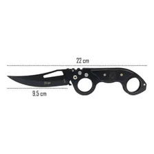 Canivete Karambit Automático Lobo Tático Combate Foto mini  3
