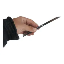 Canivete Lan Aço Inox Tipo Caneta - Grande Cor Prateado Foto mini 2
