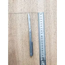 Canivete Lan Aço Inox Tipo Caneta - Grande Cor Prateado Foto mini 4