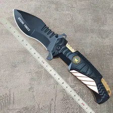 Canivete Luatek Aço Inoxidável D23 Preto Full Metal Foto mini  3