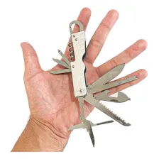 Canivete Multifunções 11 Funções De Bolso Tipo Suiço Foto mini 4