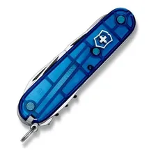 Canivete SuĂço Victorinox Climber Azul TranslĂșcido 14funçÔes Cor Azul-translucido Foto mini 2