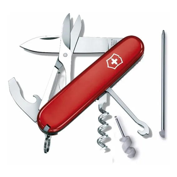 Canivete Suíço Victorinox Compact Com Caneta 15 Funções Cor Vermelho Foto 1