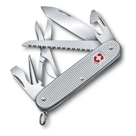 Canivete Suíço Victorinox Prata - Farmer X Alox - 0.8271.26 Foto 1