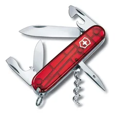 Canivete SuĂço Victorinox Spartan 12 FunçÔes Vermelho TranslĂșcido Foto mini 1