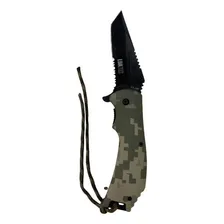 Canivete TĂĄtico SobrevivĂȘncia Faca Combate Camuflado Foto mini 3