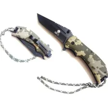 Canivete TĂĄtico SobrevivĂȘncia Faca Combate Camuflado Foto mini 1