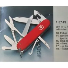 Canivete Victorinox 3743 Mountaineer 18f Colecionador Antigo Cor Vermelho Foto mini  2