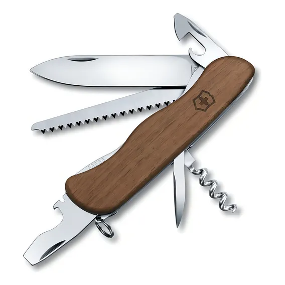 Canivete Victorinox Forester Wood Nogueira 10 Funções Cor Marrom Foto 1