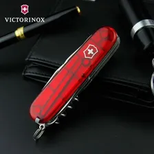 Canivete Victorinox Huntsman Vermelho Translucido 15 Funções Foto mini 2