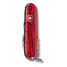 Canivete Victorinox Huntsman Vermelho Translucido 15 Funções Foto mini 3