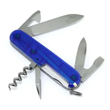 Canivete Victorinox Spartan Azul TranslĂșcido 12 FunçÔes Foto mini 4