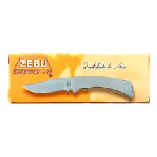 Canivete Zebu 301 Aço Inox Alumínio Presilha 200un Foto mini 1